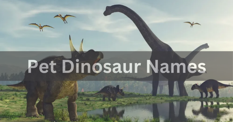 Pet Dinosaur Names – Choose The Best Names Of Dinosaur In 2024